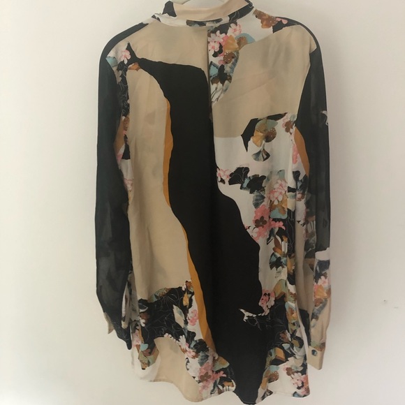 Phillip Lim x Target floral, abstract button-down - Picture 3 of 3